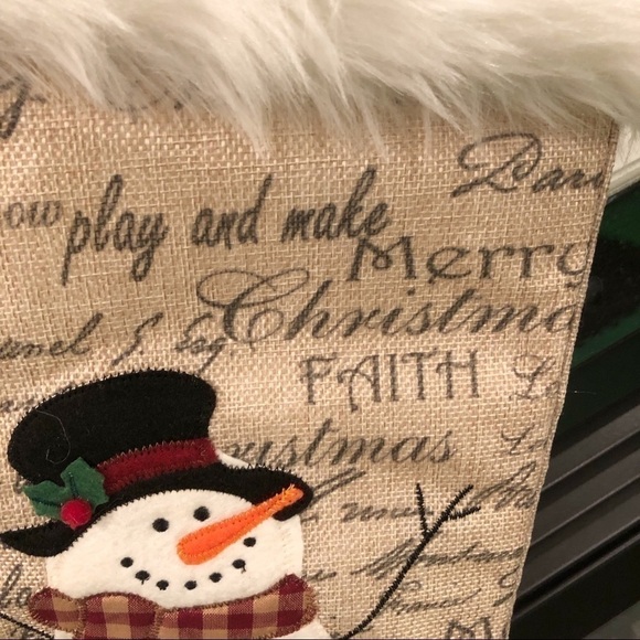 Snowman Christmas/Holiday Stocking - Picture 7 of 12